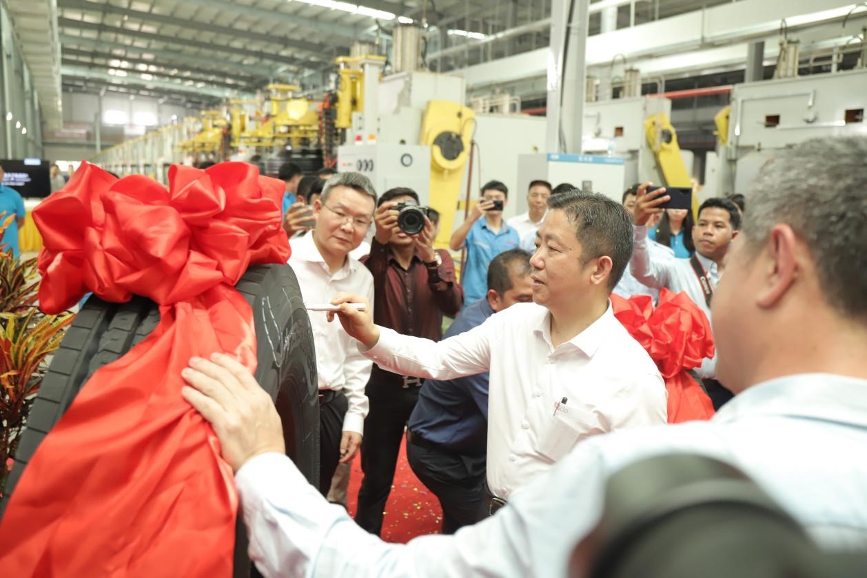 通用股份柬埔寨工廠正式投產1 通用股份柬埔寨工廠正式投產1